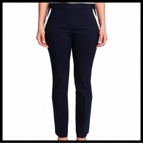 Chaus Pants - Chaus Pull-on Pants With Contrast Pockets